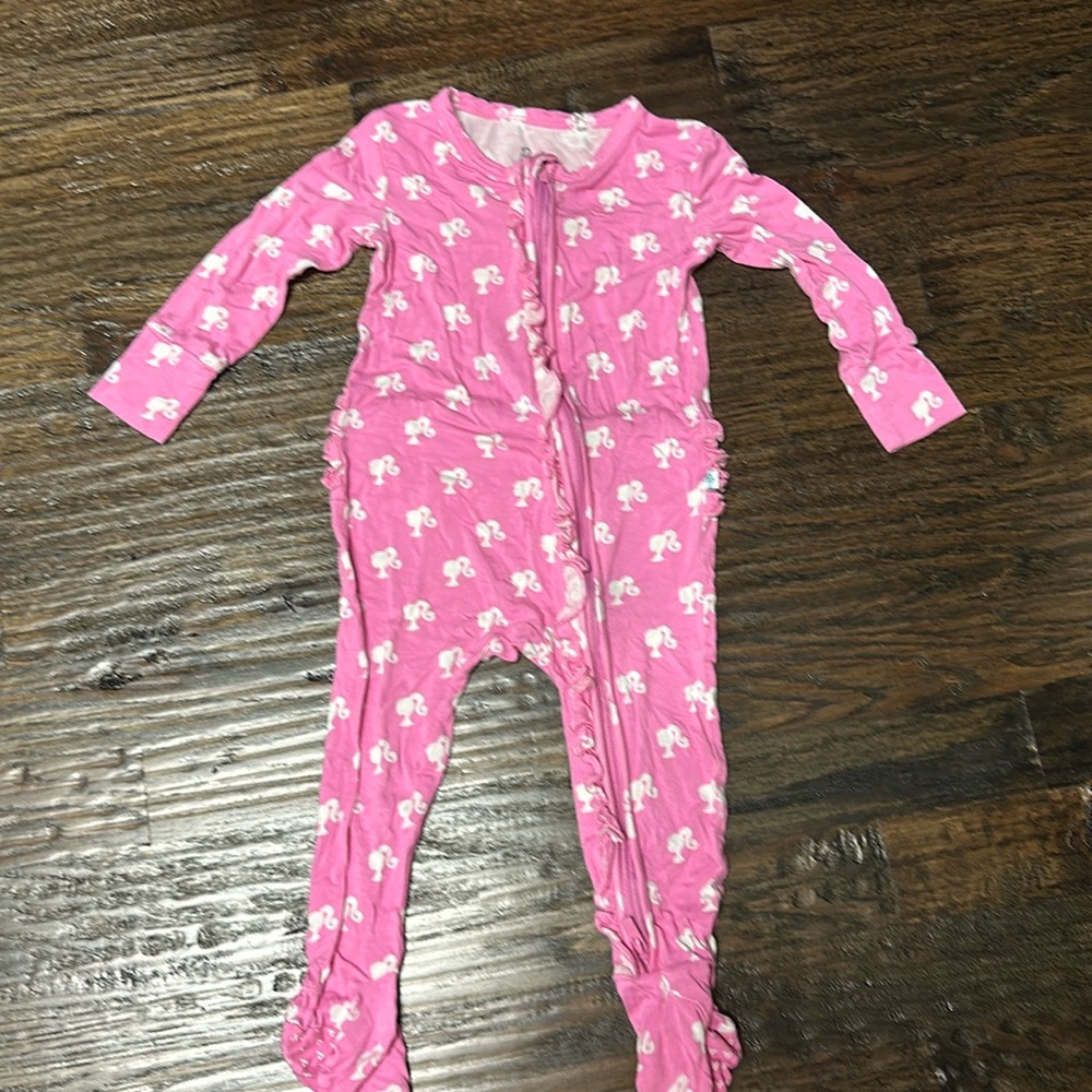 Posh Peanut Barbie Ruffled One Piece ZipUp 18-24M